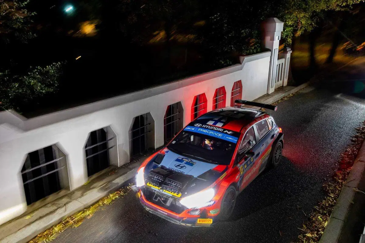 WRC23 Central Europe D2.  Rovanpera, prove generali di Titolo (5)