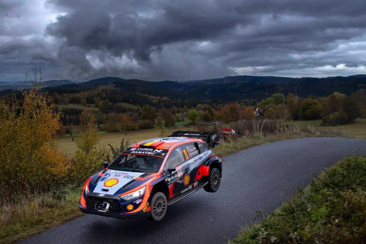 WRC23 Central Europe D2.  Rovanpera, prove generali di Titolo (8)