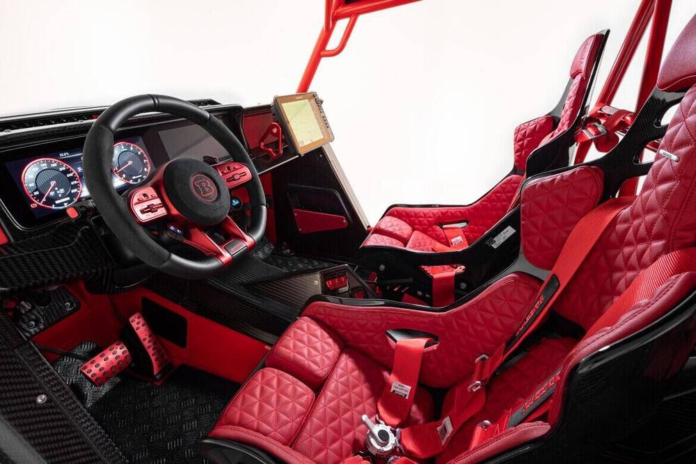 I sedili di carbonio della Mercedes Brabus AMG G63 di Drake