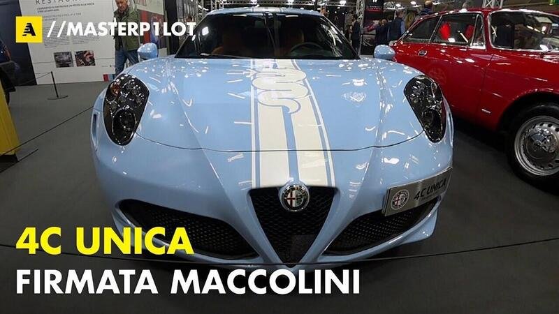 Alfa Romeo 4C Unica: Solo UNA...firmata Alessandro Maccolini [VIDEO]