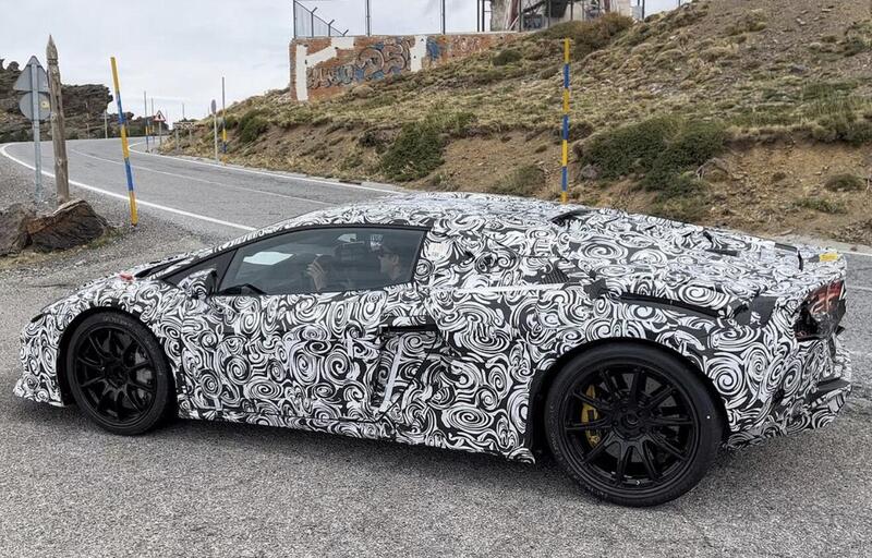 Profilo dell&rsquo;erede della Lamborghini Huracan