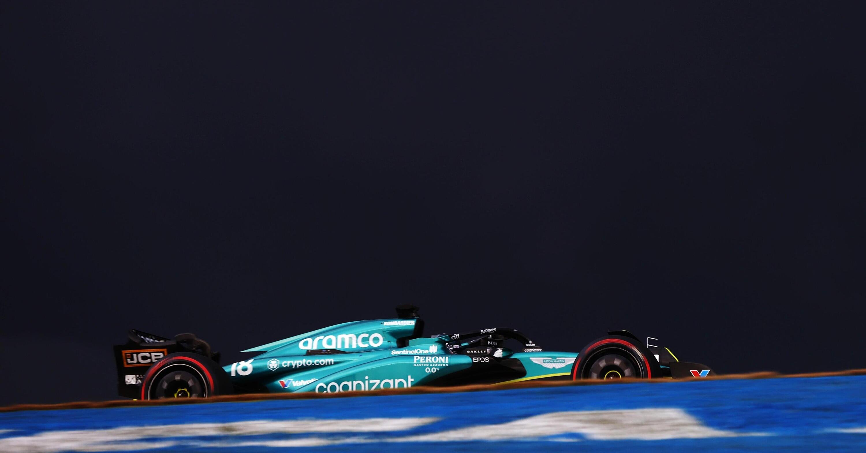 F1: nel buio delle qualifiche di Interlagos c&#039;&egrave; luce per l&rsquo;Aston Martin