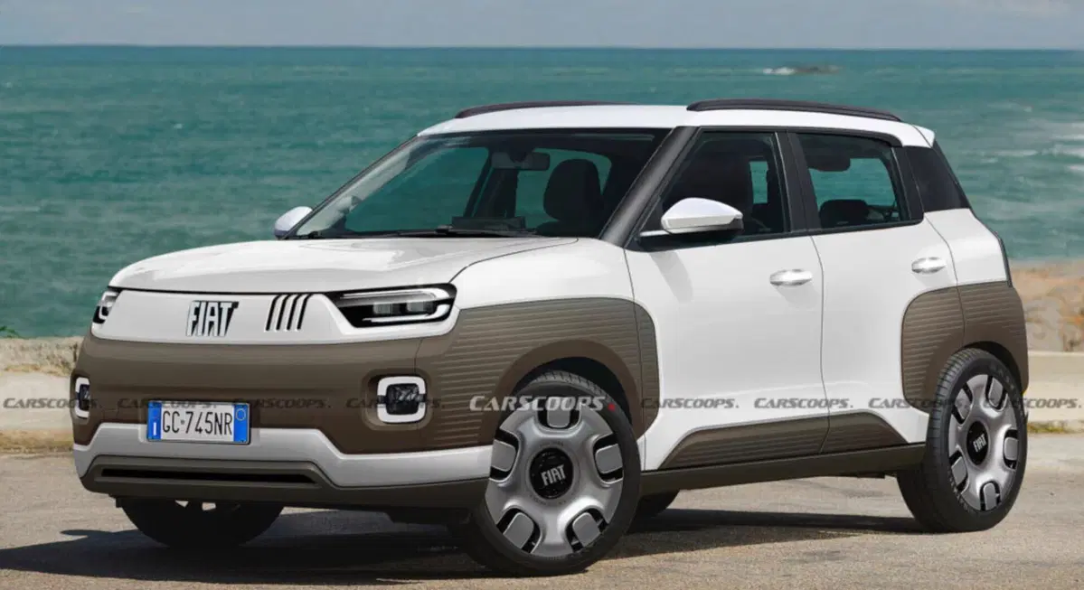 Fiat Panda Elettrica, ecco il nuovo render della BEV “democratica”  (4)