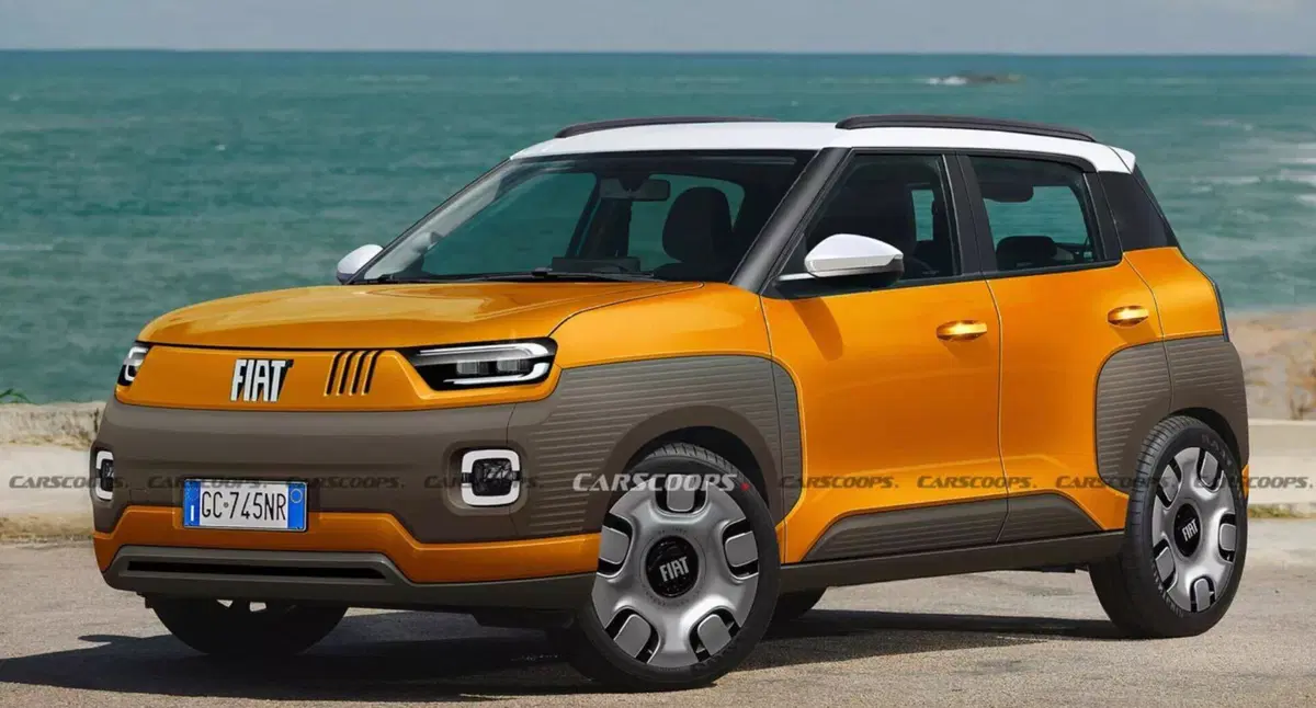 Fiat Panda Elettrica, ecco il nuovo render della BEV “democratica”  (2)