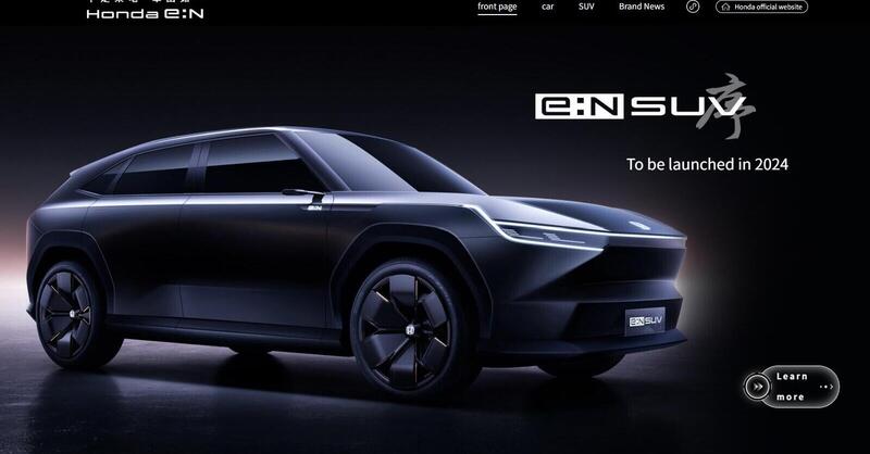 Honda: due nuove suv elettriche e:NP2 ed e:NS2, in Cina e oltre