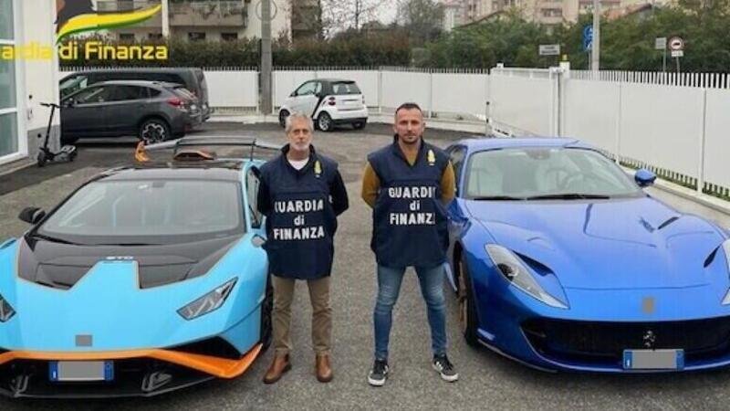 Ferrari e Lamborghini comprate col bonus facciate, sequestro a Busto Arsizio