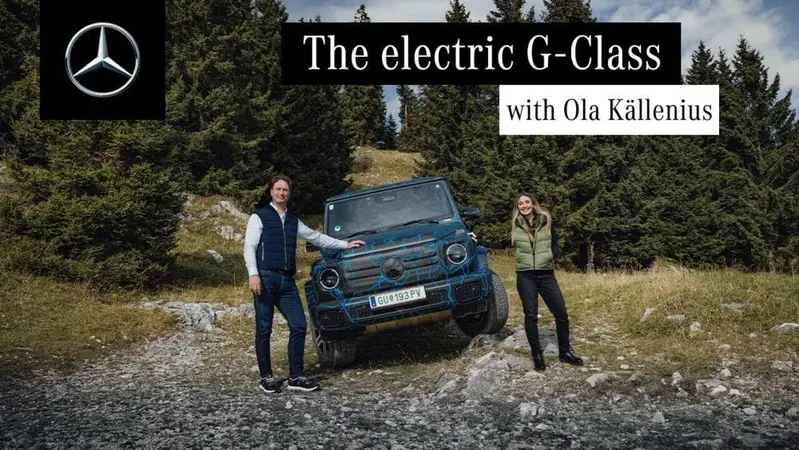 Mercedes Classe G elettrica: &egrave; arrivata lunga e va fuori strada 