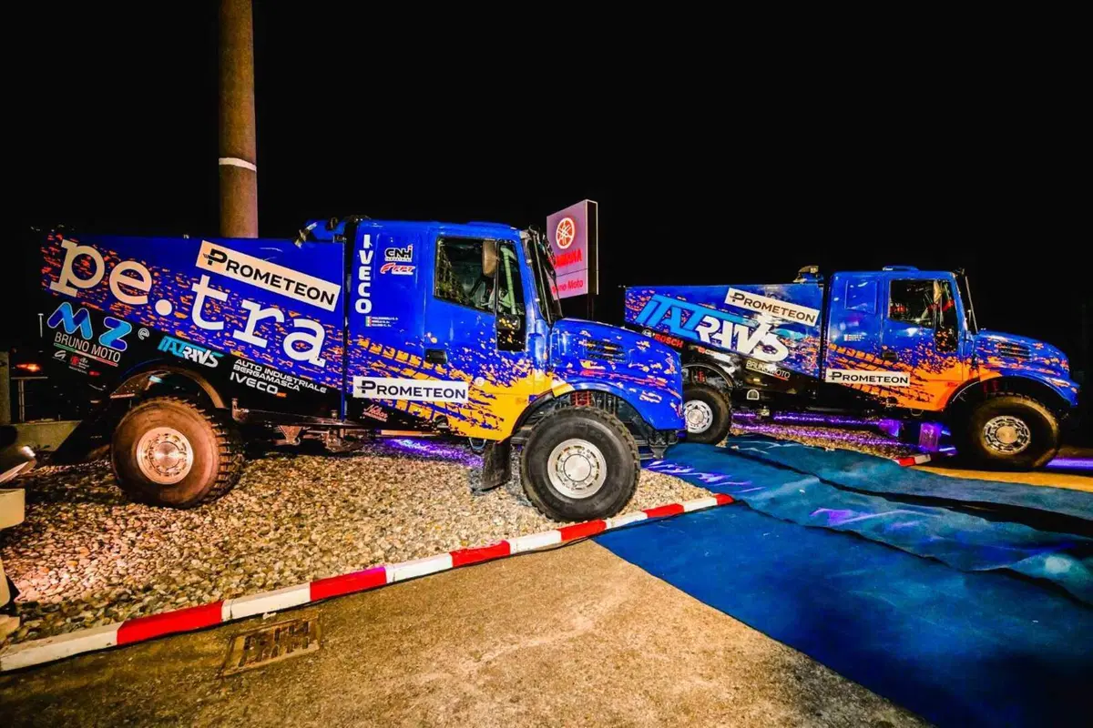Dakar 2024. I due Camion blu di Italtrans (8)