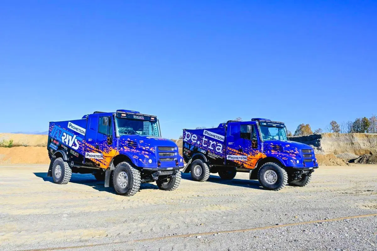 Dakar 2024. I due Camion blu di Italtrans (9)