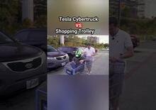 Tesla Cybertruck: il test del carrello della spesa di Carwow [Video]