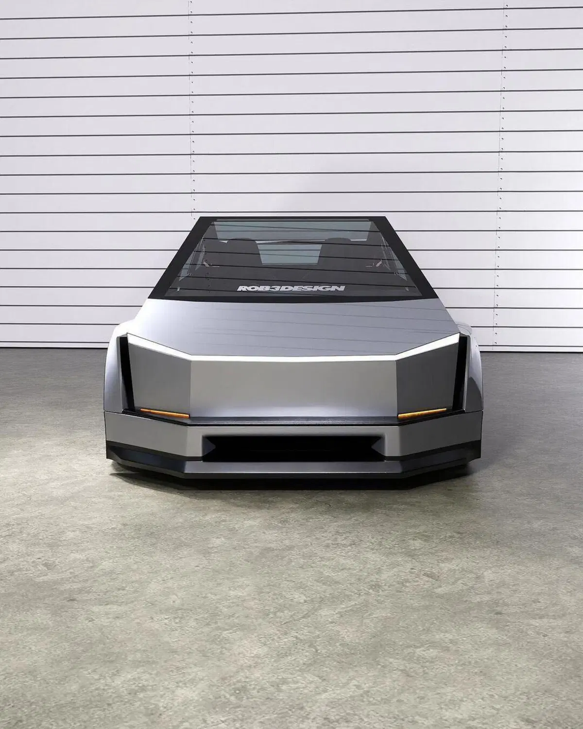 Tesla Cybertruck ribassato e con le spalle larghe: il render  (4)
