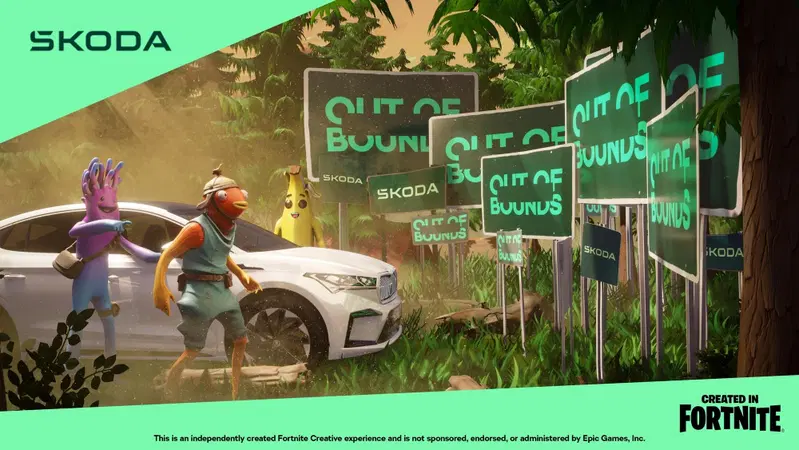 Skoda &egrave; dentro Fornite, l'odissea a bordo della &Scaron;koda Enyaq Coup&eacute; RS