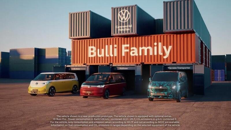 La famiglia Bulli s&#039;allarga: nuovo Volkswagen Transporter elettrico e termico