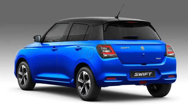 Il retro della nuova Suzuki Swift 2024
