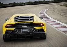 Lamborghini Huracan Evo sperimenta il controllo attivo del camber