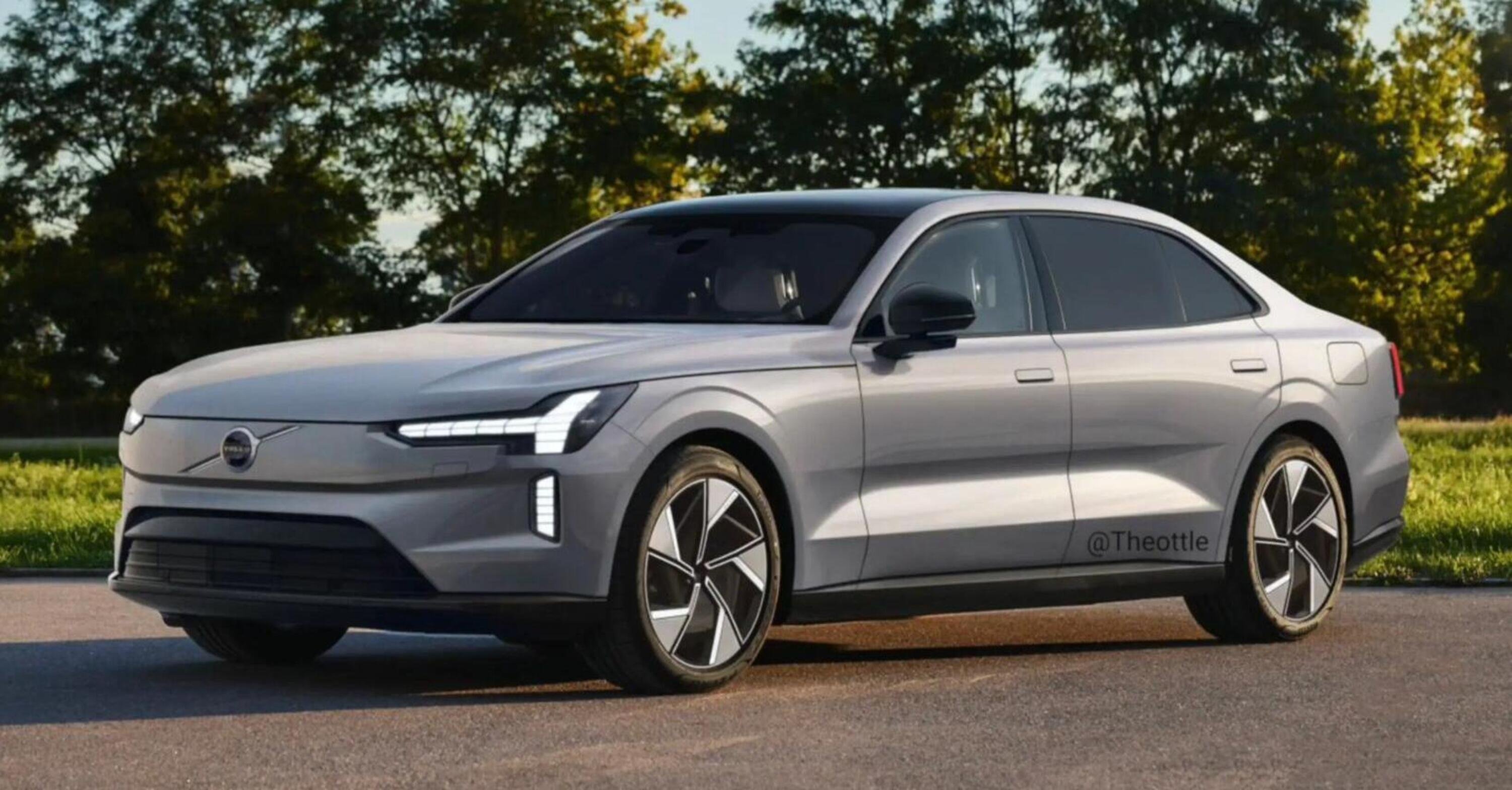 Volvo ES90, pi&ugrave; di 600 km di autonomia, ecco la rivale della Tesla Model S made in Cina
