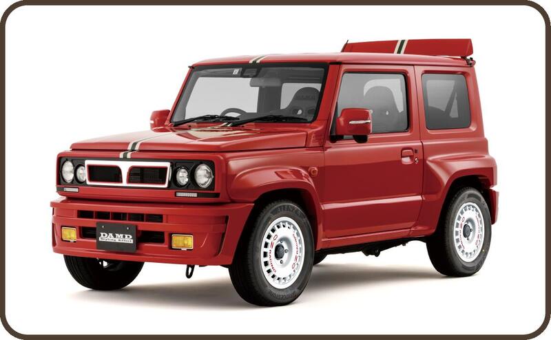 Suzuki Jimny: da Lancia Delta Integrale a Renault 5 Turbo, &egrave; un camaleonte