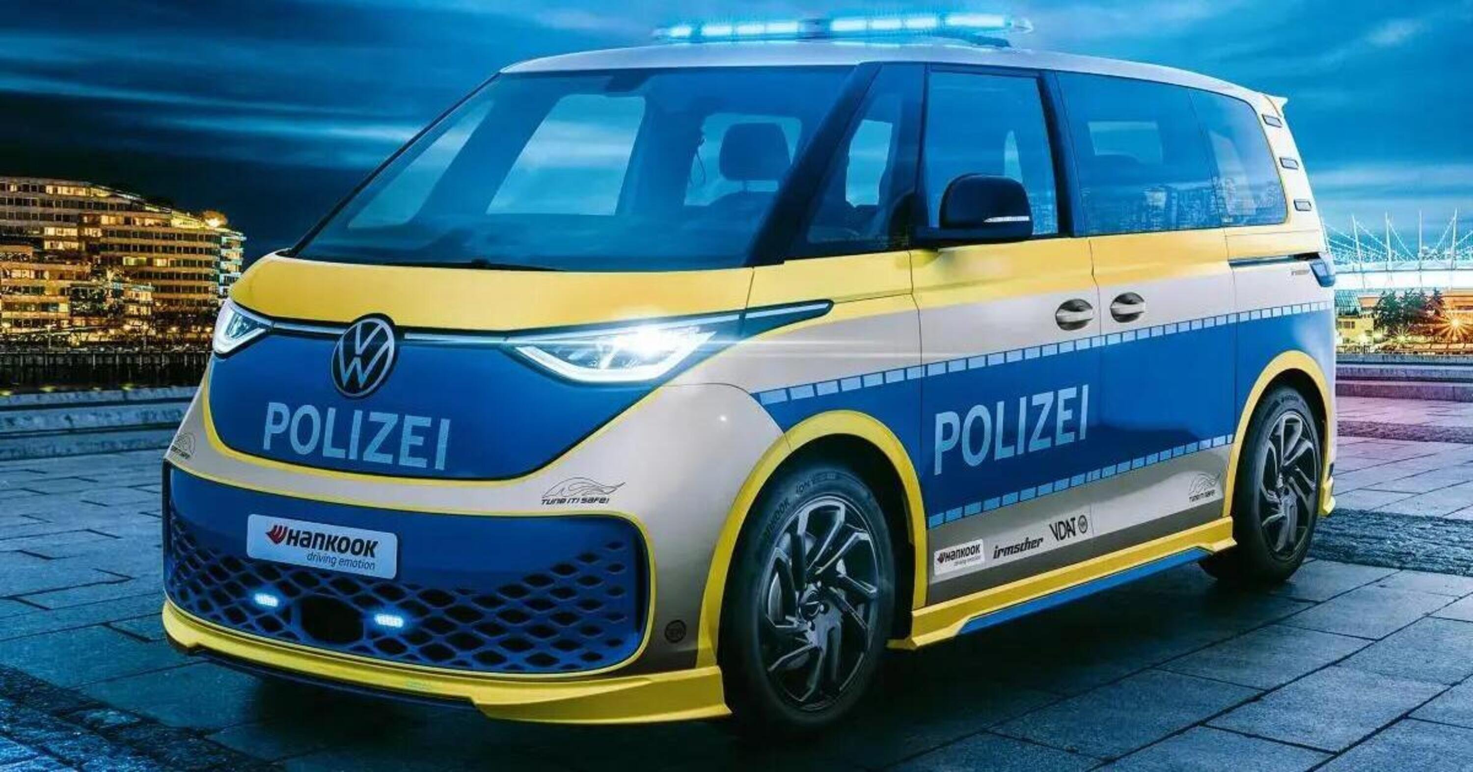 Volkswagen ID.Buzz in uniforme della Polizia, lo ha fatto Irmscher