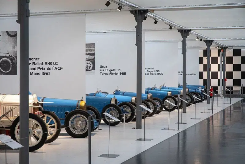Le Bugatti al museo dell'auto di Mulhouse