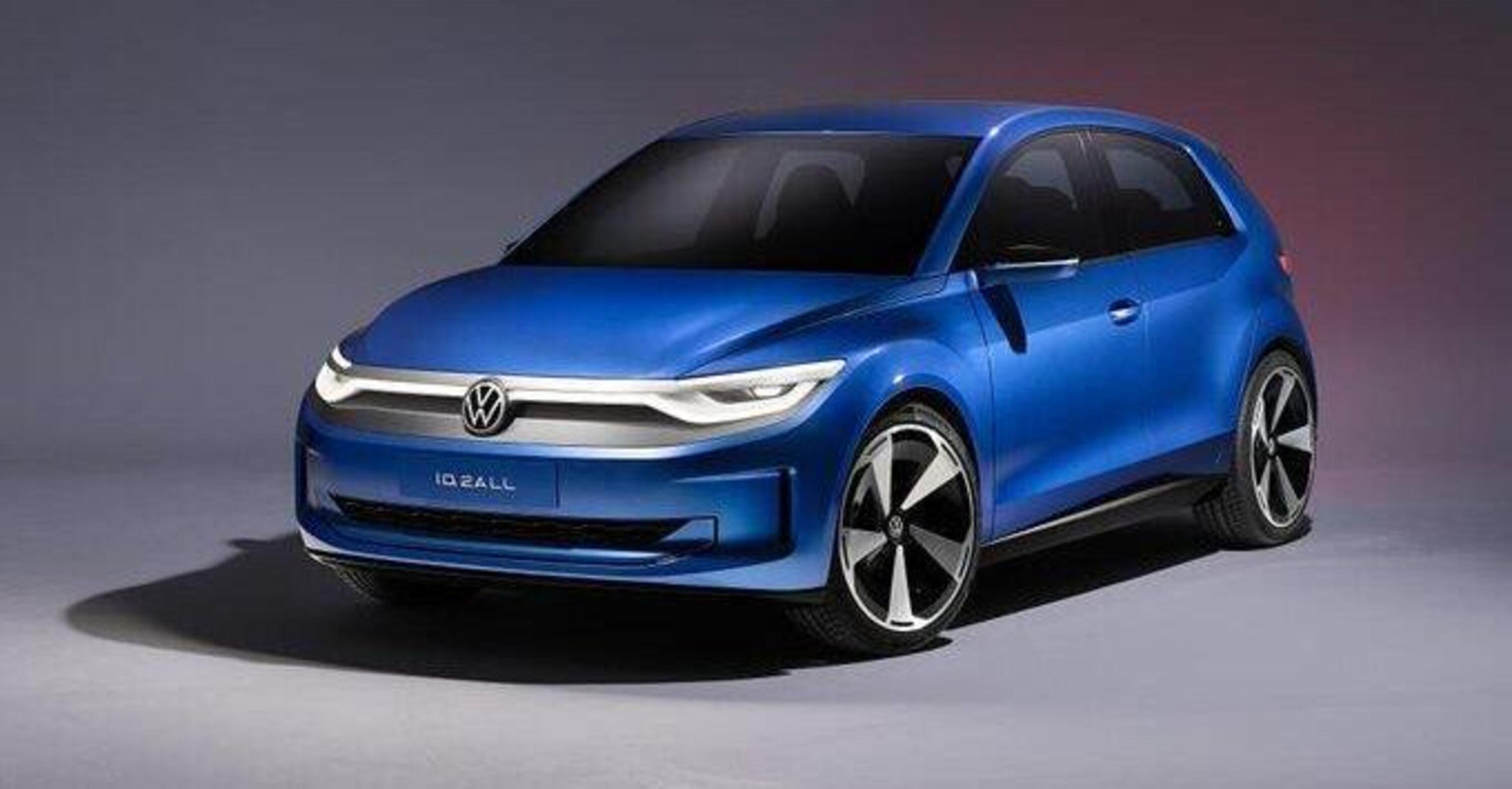 Volkswagen: l&#039;elettrica per tutti ID2.All si far&agrave; aspettare fino al 2026