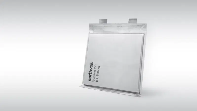 Una batteria a tasca prodotta dalla Northvolt