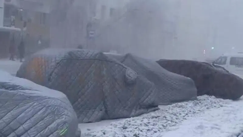 Sopravvivere con l'auto a -50 &deg;C in Russia