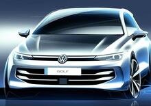 Volkswagen Golf 2024, i disegni ufficiali sono in rete