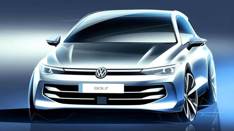 Volkswagen Golf 2024, i disegni ufficiali sono in rete