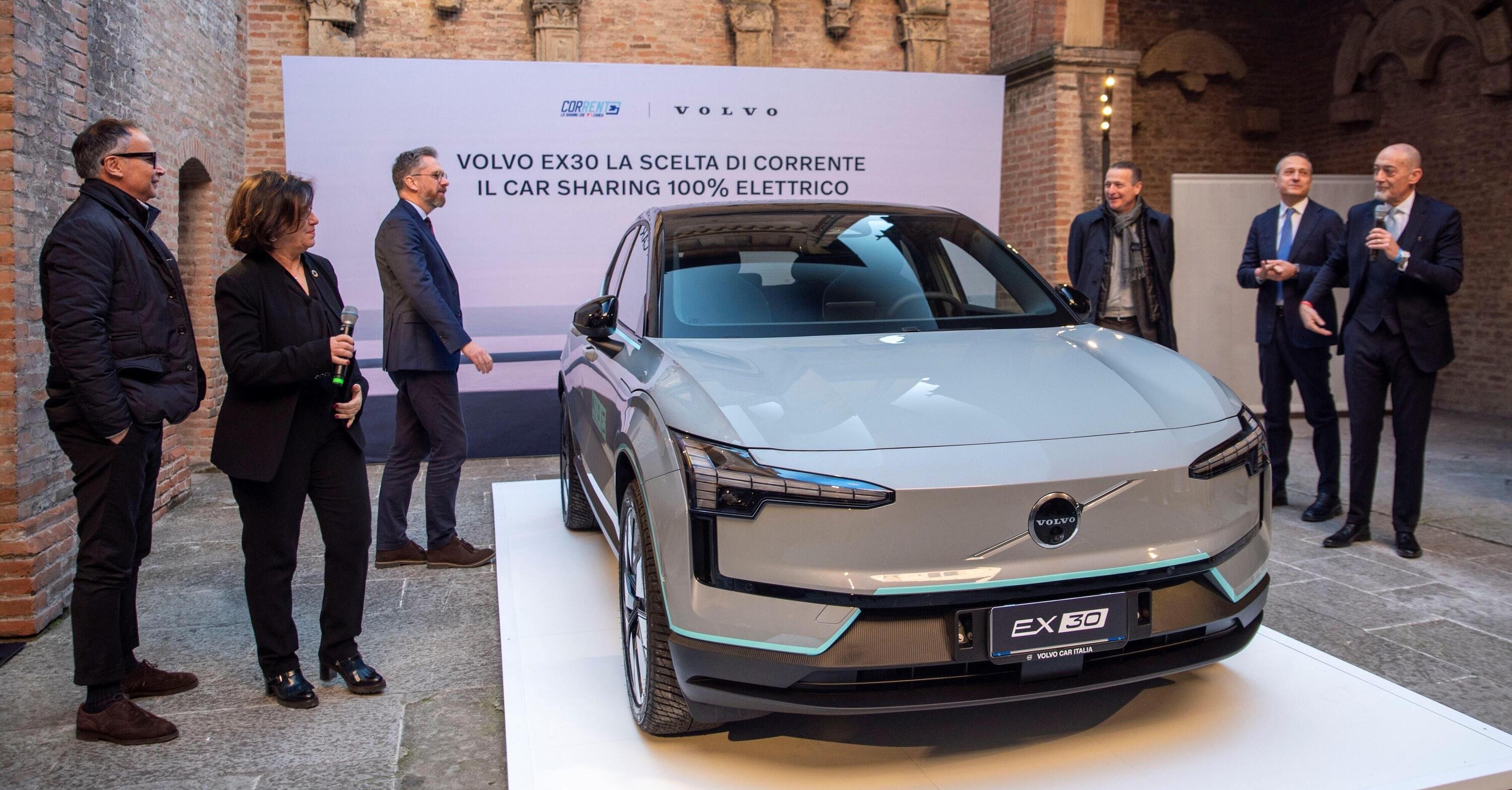 Volvo: arrivano centinaia di EX30 in car sharing in Emilia-Romagna