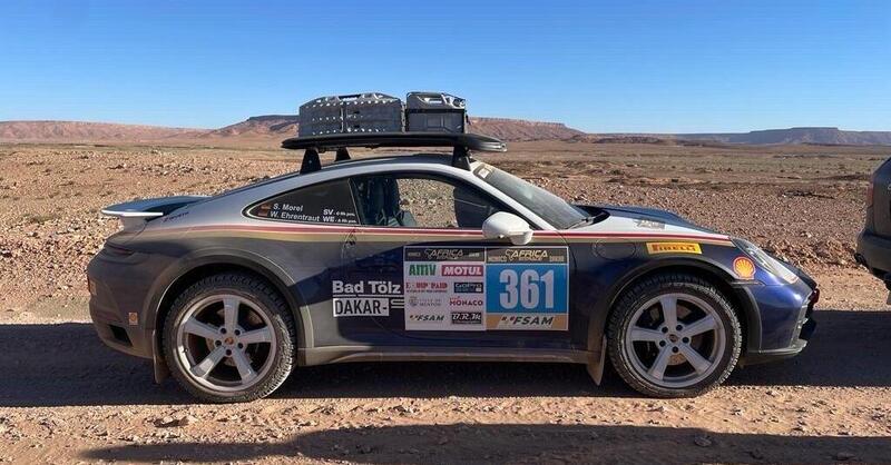 Pirelli Scorpion per Porsche 911 Dakar, la prova estrema, dalle Alpi oltre le Piramidi