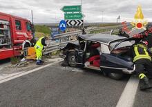 Tragedia sulla A2: perde il controllo della Citroen DS e muore