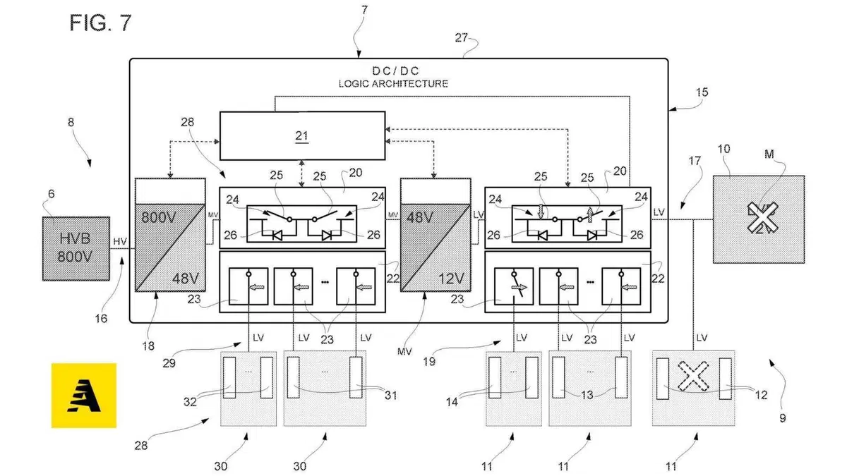 Ferrari, un brevetto per la futura elettrica, avrà gli 800V di ricarica  (9)