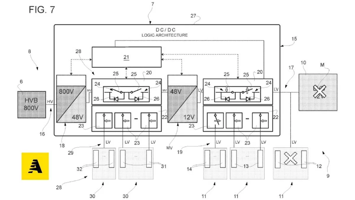 Ferrari, un brevetto per la futura elettrica, avrà gli 800V di ricarica  (13)