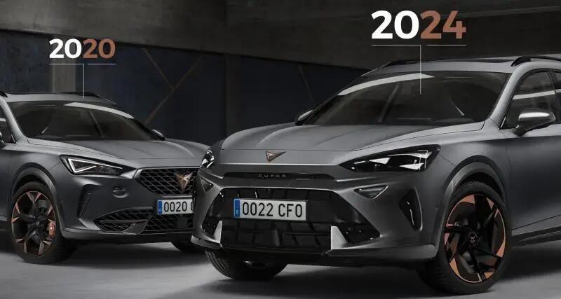 Cupra Formentor 2020 vs 2024