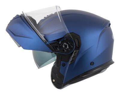 Casco moto d'epoca Jet ELEMENTI -MARKÖ BLU