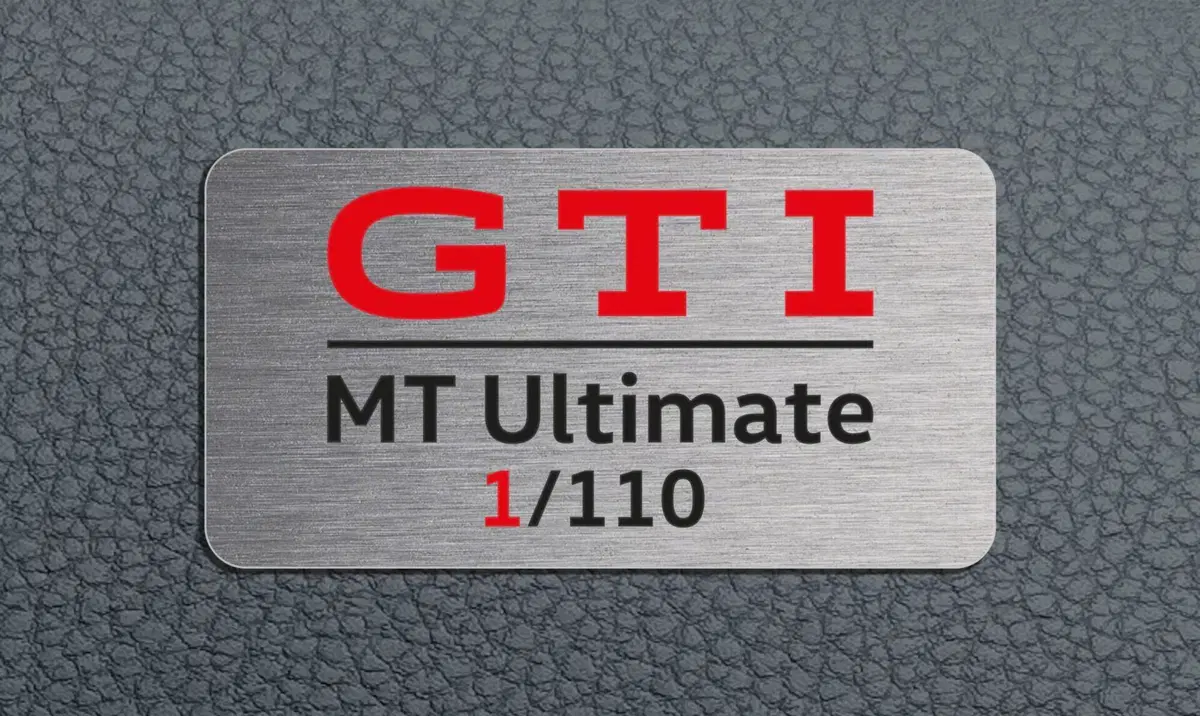 Volkswagen Golf GTI MT Ultimate: serie limitata per chiudere con eleganza il capitolo cambio manuale (5)