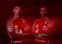 F1. Ecco le nuove tute della Ferrari che vestiranno Carlos Sainz e Charles Leclerc nel 2024