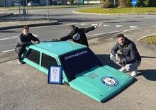 La mezza Panda dei Carmagheddon vince il Guinness World Record: è l'auto più bassa al mondo