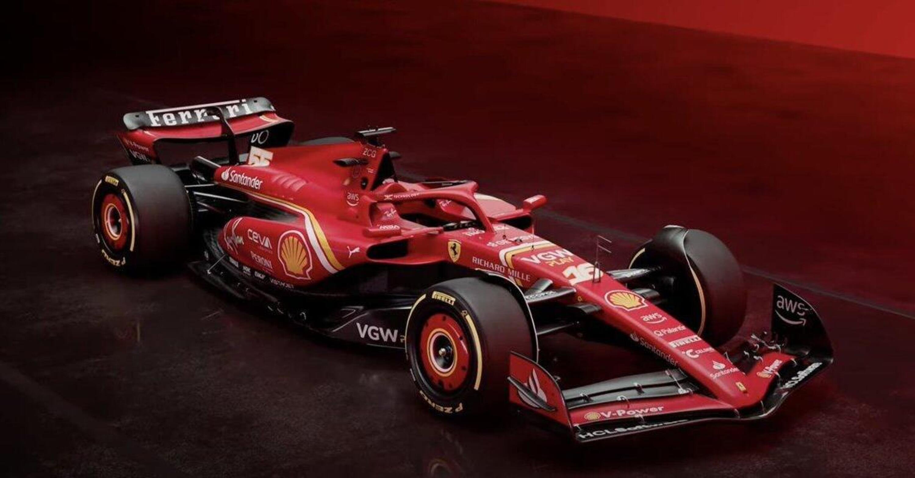 Formula 1 2024: Ferrari, presentata la SF-24 di Charles Leclerc e Carlos Sainz