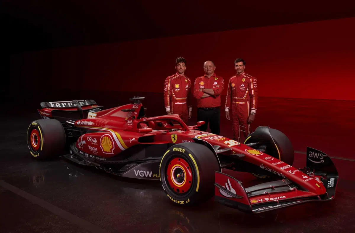 Formula 1 2024: Ferrari, presentata la SF-24 di Charles Leclerc e Carlos Sainz