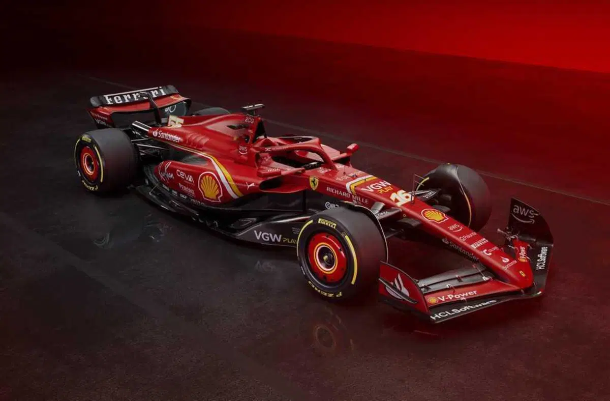 Formula 1 2024: Ferrari, presentata la SF-24 di Charles Leclerc e Carlos Sainz (5)