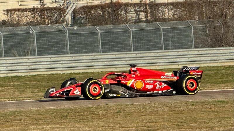 F1. Ferrari SF-24 in pista per il filming day a Fiorano [VIDEO]