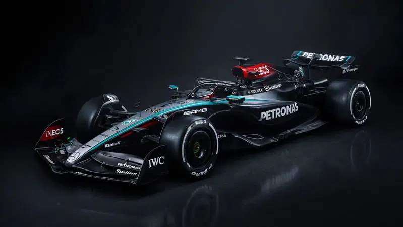 Formula 1 2024: Mercedes, tolti i veli alla W15 di Lewis Hamilton e George Russell