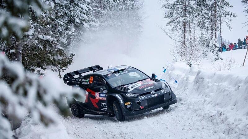 WRC 2024 Svezia. Velocissimo, bianco, invernale, unico