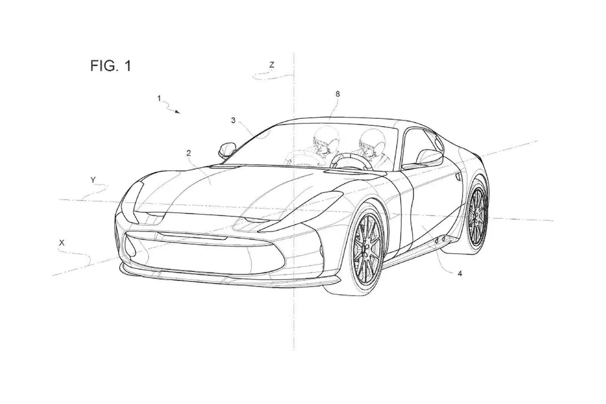 Ferrari: brevettato il sedile che scorre al centro dell'auto per la guida in pista (o in Gran Bretagna) (6)