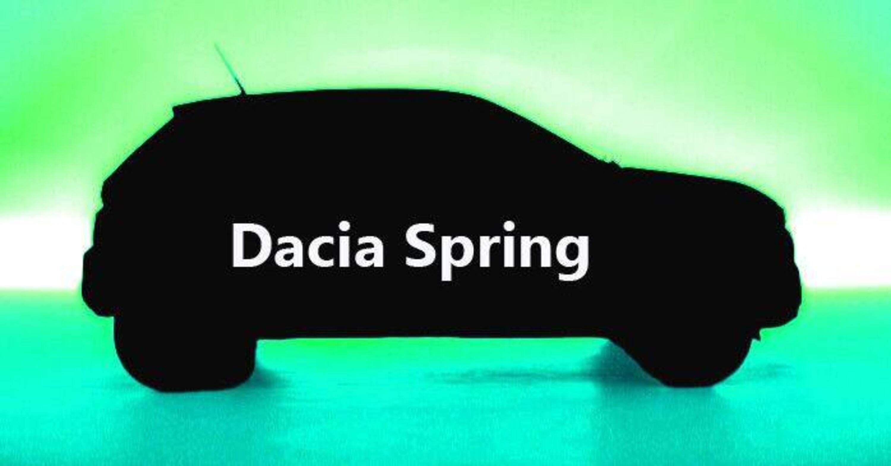 Nuova Dacia Spring 2024: anticipata in un teaser, novit&agrave; importanti
