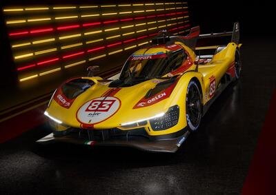 WEC 2024. Presentata la Ferrari 499P #83 di AF Corse: un trionfo di &lsquo;Giallo Modena&rsquo;