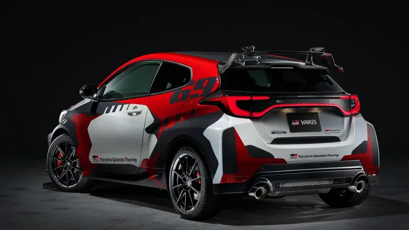 La Toyota GR Yaris Kalle Rovanpera Limited edition