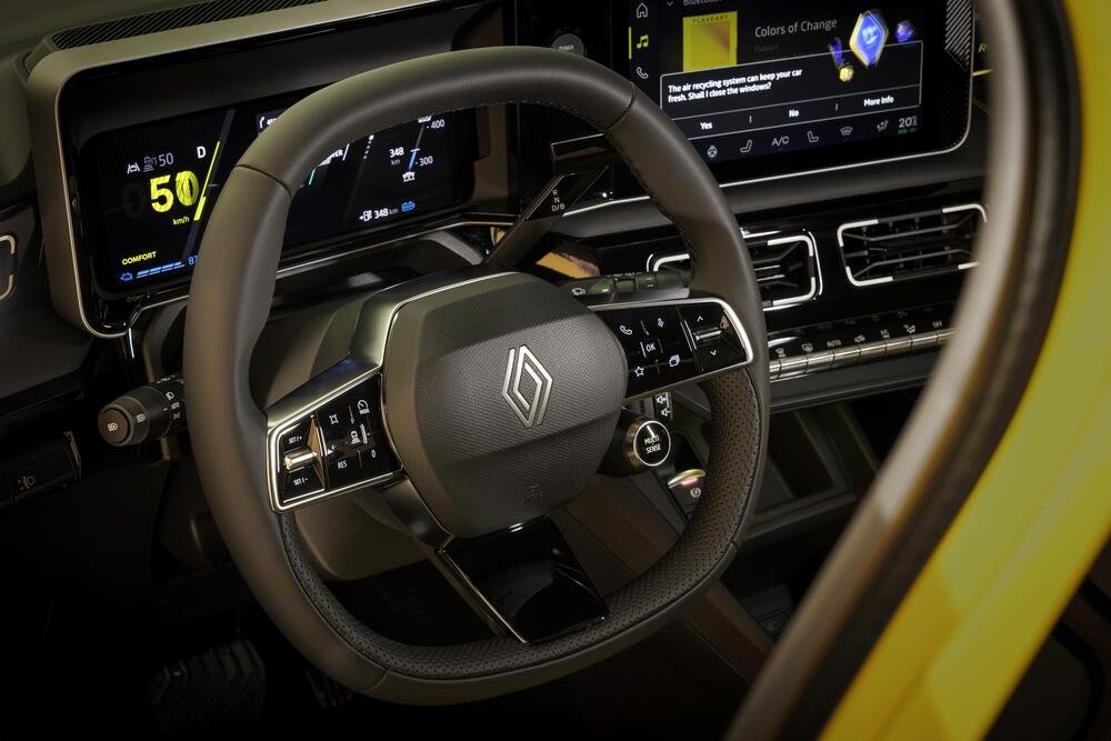 Il posto guida della Renault 5 E-Tech