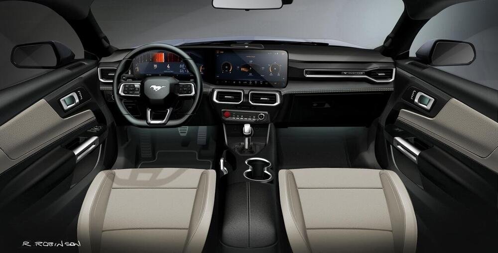 Gli interni della nuova Ford Mustang 2024